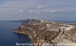 Santorini caldera