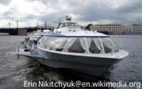St. Petersburg Russia Hydrofoil boat