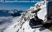 St Anton Valluga Bahn outside top station